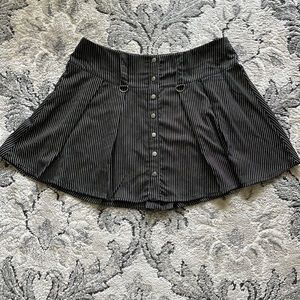 Hot Topic - Pleated Snap Front Skirt - 3X - NWT